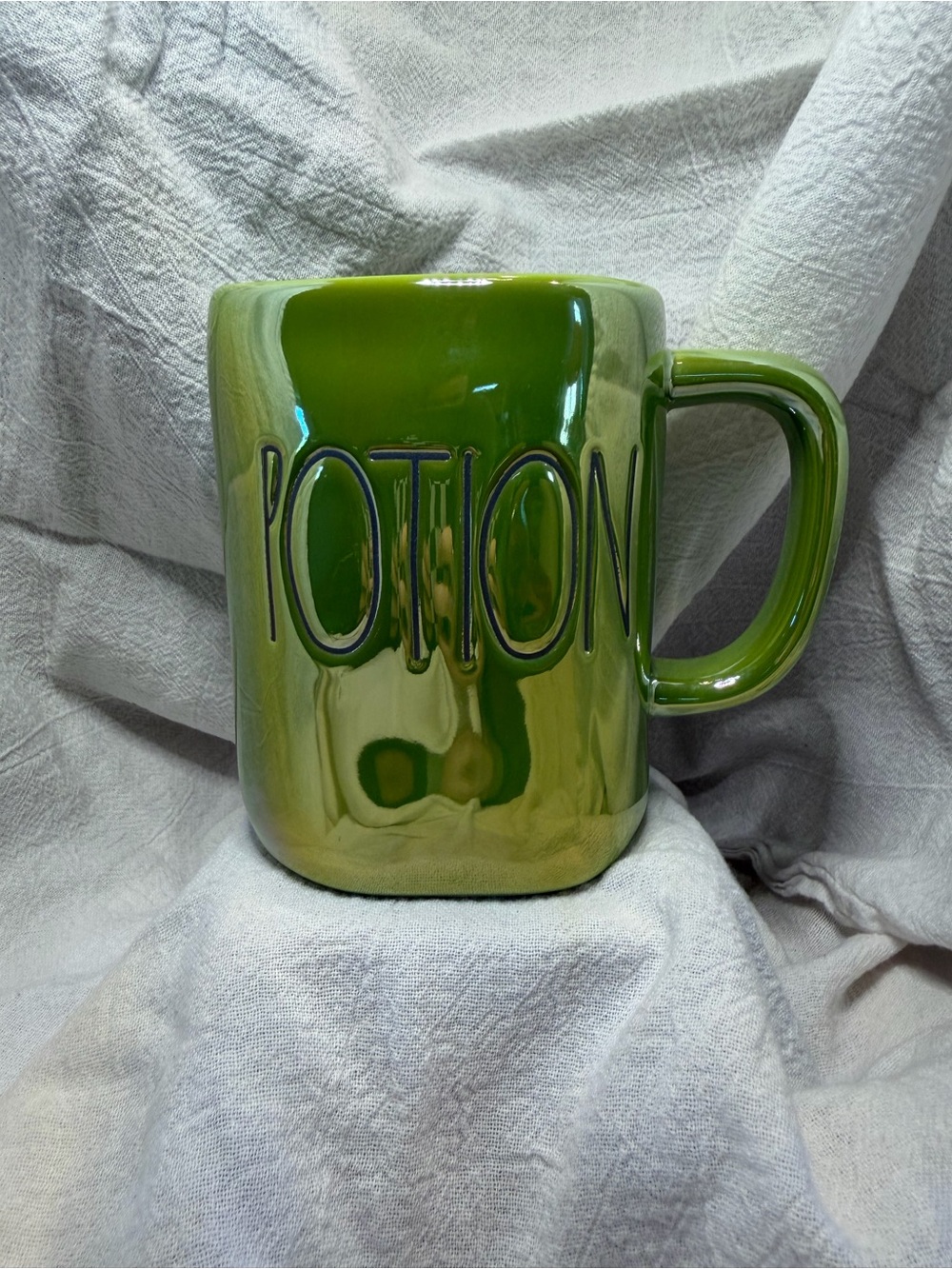 Rae Dunn Lime Green 'POTION' Ceramic Mug